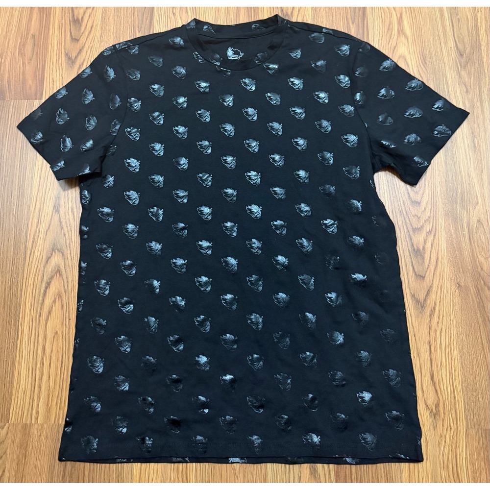 Ninja T Shirt Mens Extra Large Logo Graphic All Over Print Black